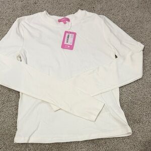 Edikted Cream Long Sleeve Top